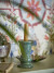 Creative Collection - Sicilia Lysestage - Grøn Marmor - 12 5 Cm
