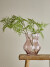 Creative Collection - Tava Vase - Rosa - Glas - H 20 Cm