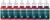 Vallejo - Crimson Red Maling Sæt - 8X17 Ml