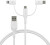 Dbramante1928 - Re-Charge - 3In1 Cable-Usb A To Usb-A C Lightn-W