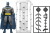 Dc Universe - Core Batman Action Figur - 16 Cm - Mattel Jmd95