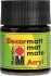 Marabu - Decormatt Mat Akrylmaling - Sort - 50 Ml