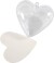 Deko-Hjerte - H 6 5 Cm - Transparent - 10 Stk