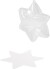 Deko-Stjerne - H 10 Cm - Transparent - 5 Stk