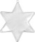 Deko-Stjerne - H 10 Cm - Transparent - 5 Stk