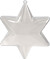 Deko-Stjerne - H 10 Cm - Transparent - 5 Stk