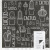 Designpapir - Kaktus - 30 5X30 5 Cm - 180 G - Sort Hvid - 5 Ark