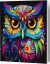 Diamond Art Painting Kit På Lærred - 30X40 Cm - Ugle - Splat