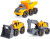Dickie Toys - Volvo Tough Workers - Byggepladskøretøjer - 3-Pak