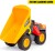Dickie Toys - Volvo Power Dump Truck - Lys Lyd - Dumper