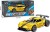Die-Cast Pull Back Car Wsound Try-Me Yellow - Klx Toys