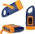 Dino World - Adventure World Dynamo Lygte - Dynamic Blue-Orange Or Grey