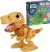 Clementoni - T-Rex Dinosaur Robot Legetøj Samlesæt