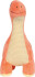 Smallstuff - Dinosaur Bamse - Orange - 19 Cm