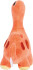 Smallstuff - Dinosaur Bamse - Orange - 19 Cm