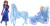 Disney Frozen - Anna And Elsa Ice Carriage Fun - Mattel Jly82