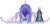 Frozen - Castle Pup-Ups Is-Slot - Assorteret - Mattel Jnl62