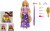 Disney Princess - Rapunzel Dukke - Lysende Hår - Mattel Jhl46