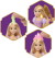 Disney Princess - Rapunzel Dukke - Lysende Hår - Mattel Jhl46