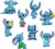 Stitch Figurer - Disney - 8-Pak - 7 Cm