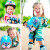 Disney - Stitch Cykelhjelm Til Børn - Junior - Small 53-56 Cm - Blå