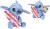Disney - Stitch Bamse - Med Surfboard
