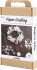 Diy Kit Papirpynt - Krans - Hvid - Lys Natur - 1Pk