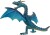 Drage Figur - Turkis - 75592 - Bullyland