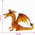 Drage Figur Med 2 Hoveder - Orange - 75598 - Bullyland