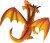 Drage Figur Med 2 Hoveder - Orange - 75598 - Bullyland