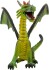 Drage Figur - Grøn - Siddende - 75593 - Bullyland
