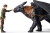 How To Train Your Dragon - Toothless Hiccup Drage Figur Sæt
