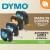 Dymo - Letratag Tape - Clear Plastic - 12 Mm - 4 M - Sort På Klar