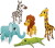 Educa - My First 3D Puzzle - Jungle - 5 Figurer