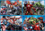 Educa - 4 Puslespil 50-80-100-150 Brikker - Avengers