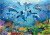 Educa - Party Under The Sea Puzzle - 500 - Puslespil Med Fisk