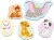 Educa - 5 Puslespil Med 3 Til 5 Brikker - Disney Baby Dyr
