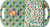 Eeboo - Christmas Stickers - Over 200 Juleklistermærker