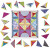 Eeboo - Patchwork Spil - 64 Dobbeltsidede Brikker
