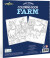 Eeboo - Early Learner Farm Coloring Book - Bondegården Malebog