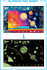 Eeboo - Solsystemet Plakat - Selvlysende - 85X57 Cm