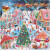Eeboo - Christmas Flight Puzzle - 1000 Brikker - Puslespil