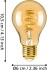 Eglo - A60 - E27 Led Pære - Spiral Amber - Dæmpbar - Tw Zigbee Bt