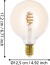 Eglo - G125 - E27 Led Pære - Spiral Amber - Dæmpbar - Tw Zigbee Bt