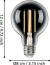 Eglo - G80 - E27 Led Pære - Klar - Dæmpbar - Tw Zigbee Bt