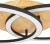 Eglo - Lomaltas-Z - Loftlampe - Sort Og Eg - 35X58 Cm - Tw Zigbee Bt