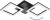 Eglo - Paranday-Z - Loftlampe - Firkanter Sort - 477X22 5 Cm - Tw Zigbee Bt