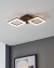 Eglo - Paranday-Z - Loftlampe - Firkanter Sort - 477X22 5 Cm - Tw Zigbee Bt
