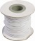 Elastiksnor - Tykkelse 1 2 Mm - 25 M - Hvid
