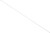 Elastiksnor - Tykkelse 1 Mm - Hvid - 25 M